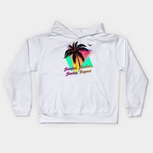 Sunrise Sunburn Sunset Repeat Kids Hoodie